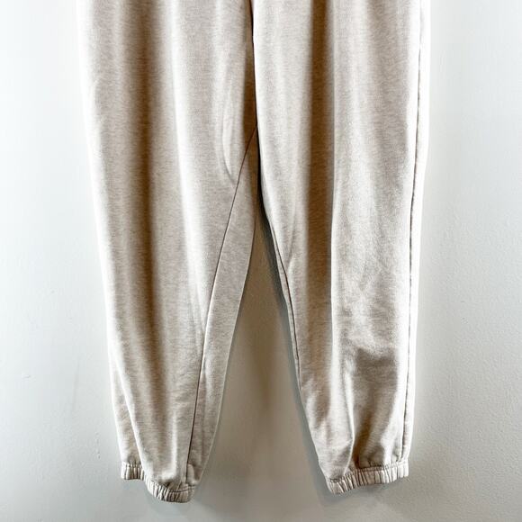 Alo Yoga High Rise Jogger Sweatpants Tan Beige Large - Picture 5 of 10